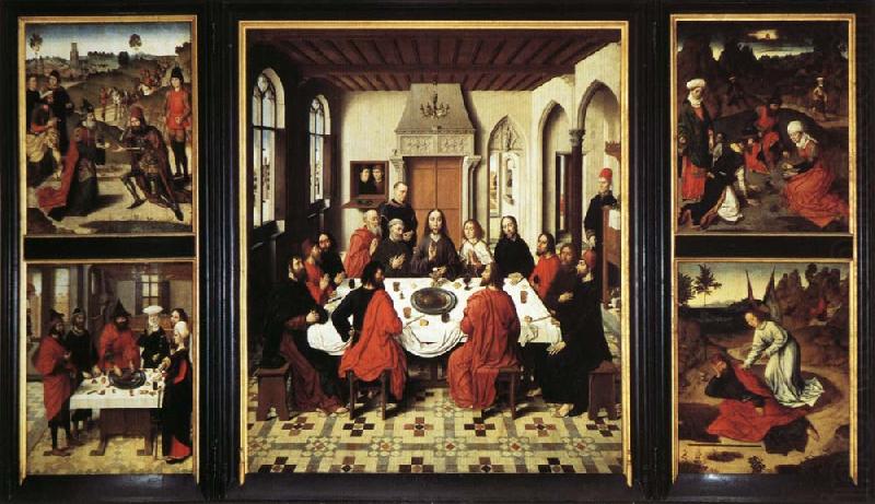 Dieric Bouts Last Supper Triptych china oil painting image
